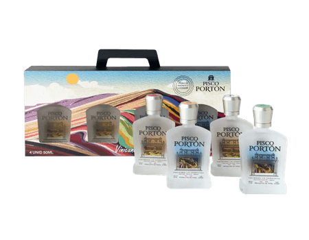 Pisco Porton Vinicunca Pack X4